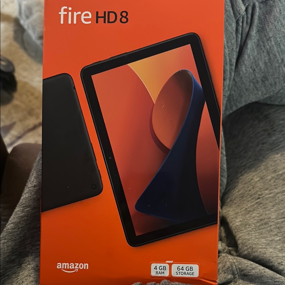 Amazon Fire HD 8 Tablet Black Sleek Design